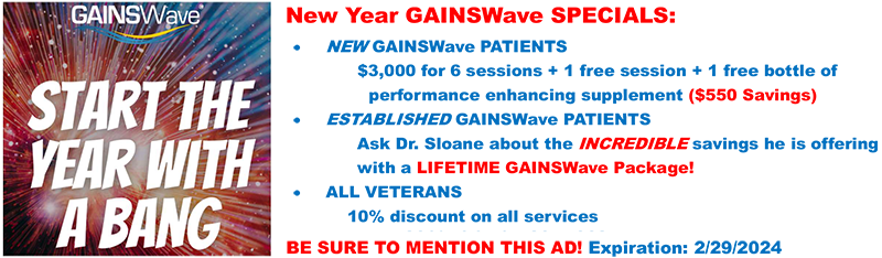 New Year GAINSWave Specials