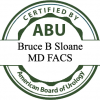 Certified by ABU American Board of Urology