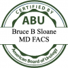 Certified by ABU American Board of Urology